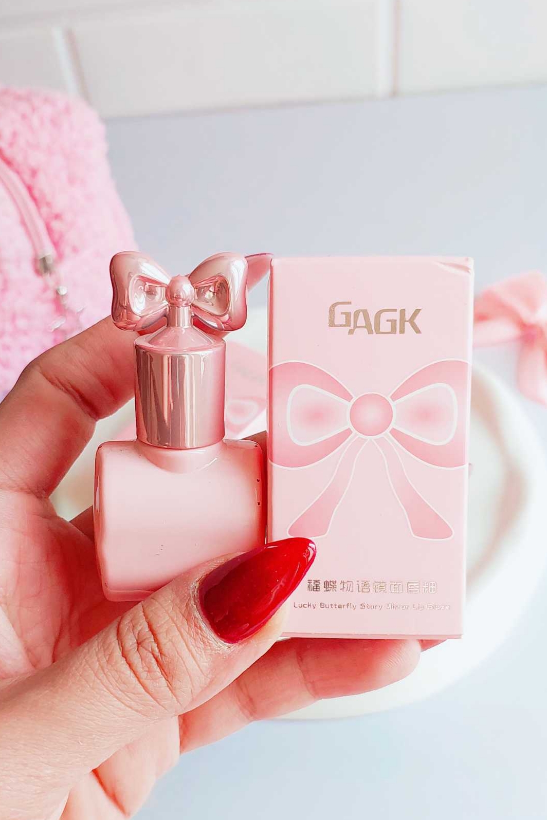 رژلب خیس پاپیونی GAGK — جلوه درخشان و بافت نرم