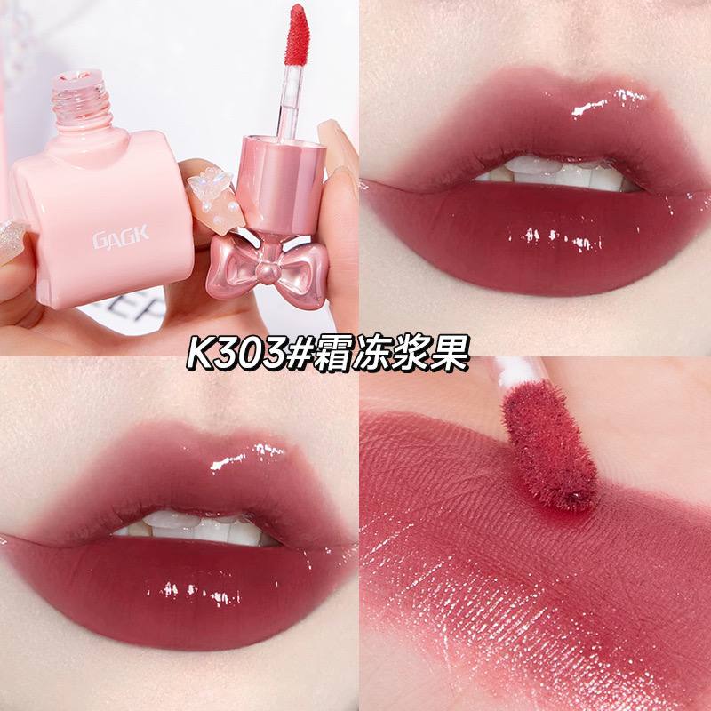 رژلب خیس پاپیونی GAGK — جلوه درخشان و بافت نرم