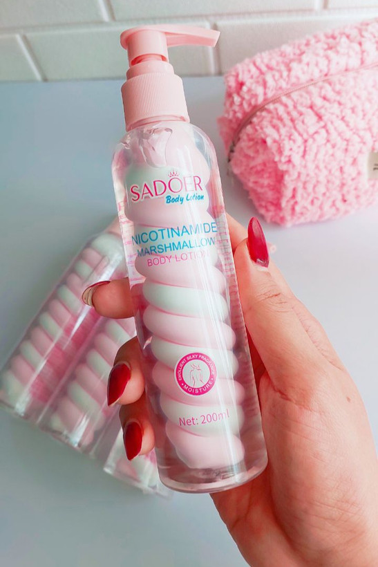 لوسیون مارشمالو سادور | SADOER Marshmallow Body Lotion