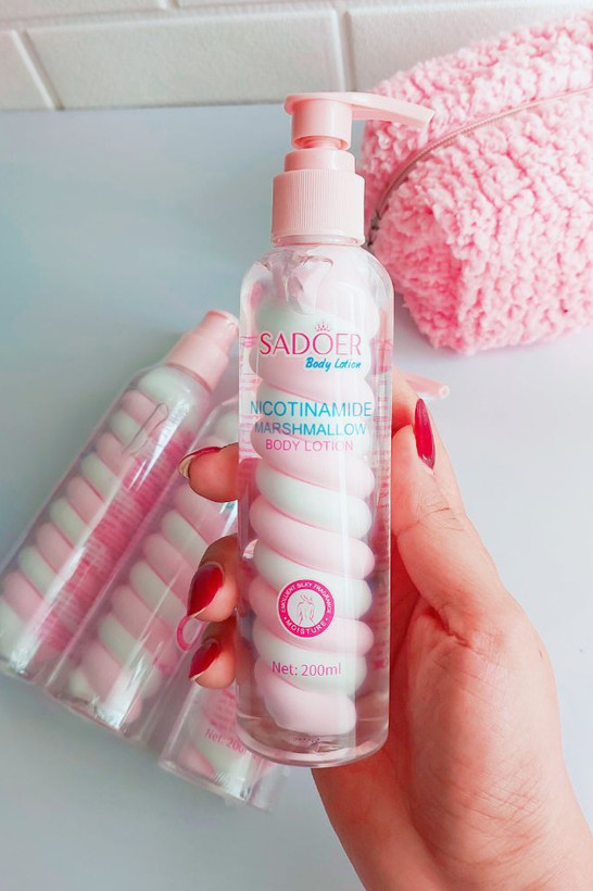لوسیون مارشمالو سادور | SADOER Marshmallow Body Lotion