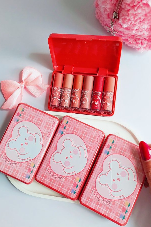 پک ۶ تایی رژلب مایع مینی کالر کاستل