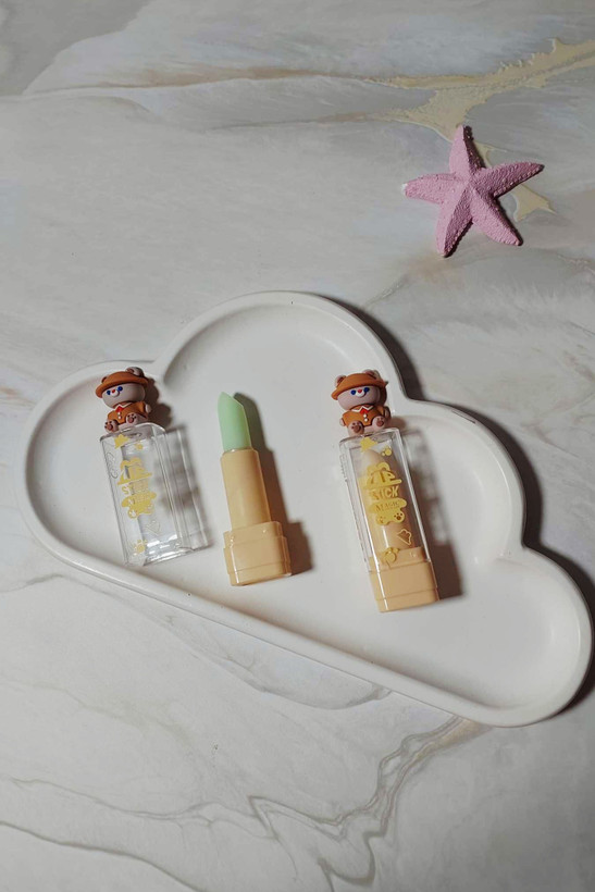 بالم لب حرارتی خرس کلاهدار | بالم لب فانتزی تغییر رنگ