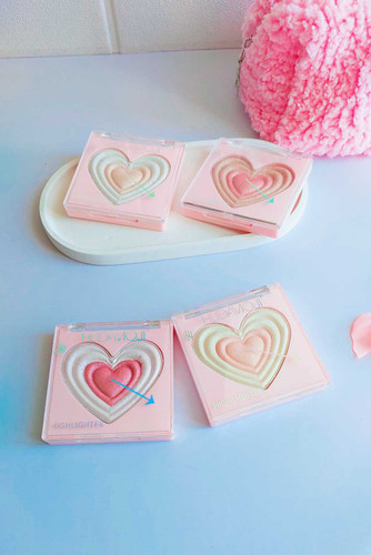 هایلایتر قلبی دو رنگ هدی موجی