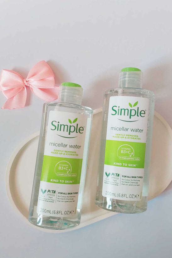 میسلار واتر سیمپل 200 میل | پاککننده آرایش و آلودگی پوست